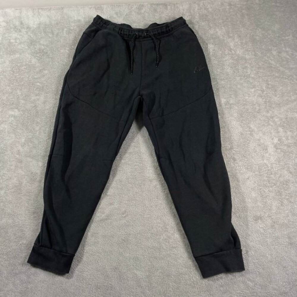 Nike Sportswear Tech Fleece Joggers Pants Triple Black‎ XL CU4495-010 Athleisure